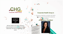 Desktop Screenshot of corporatehealthgroup.com