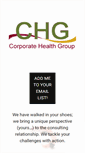 Mobile Screenshot of corporatehealthgroup.com